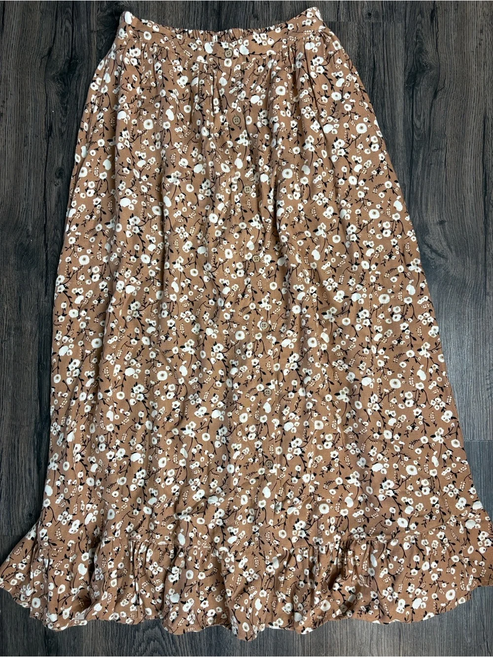 Rylee + Cru Dahlia Maxi Floral Skirt Size Small - Picture 1 of 6